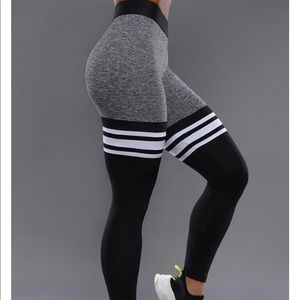 Bombshell Sportswear Thigh-High Sock Leggings